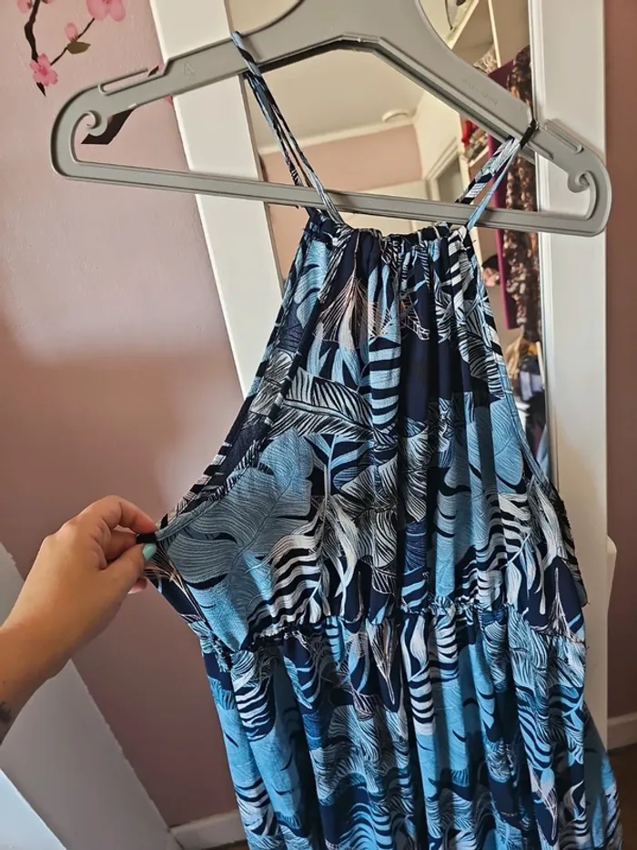 Robe été bleue t42 - photo numéro 2