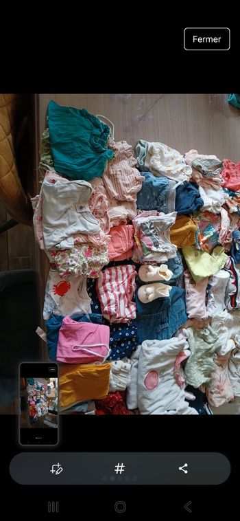 Lot vêtements 6mois fille