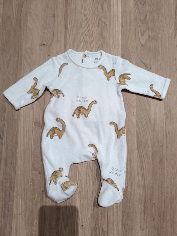 Pyjama velours 🦕 Kiabi 1 mois
