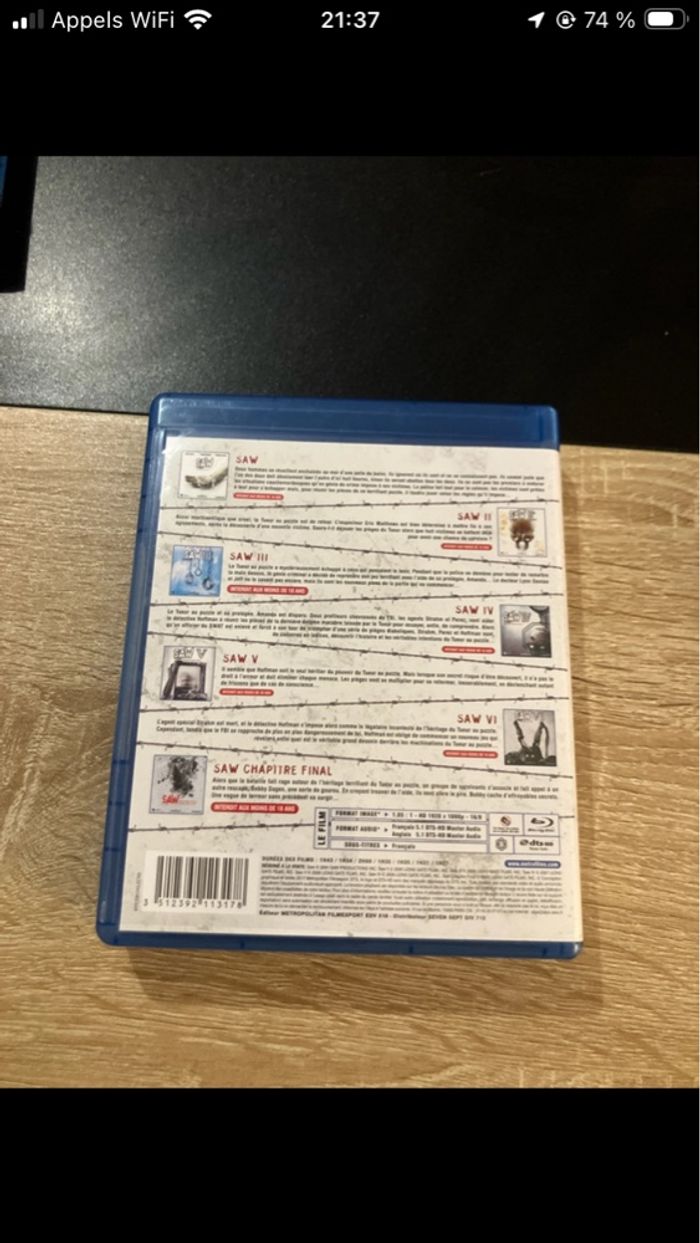 DVD L’intégrale 7 volumes SAW - photo numéro 2