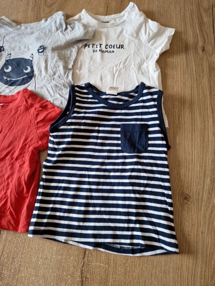 Lot de 4 tee shirts 9 mois - photo numéro 2