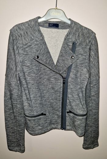 Veste grise chiné gap S neuve