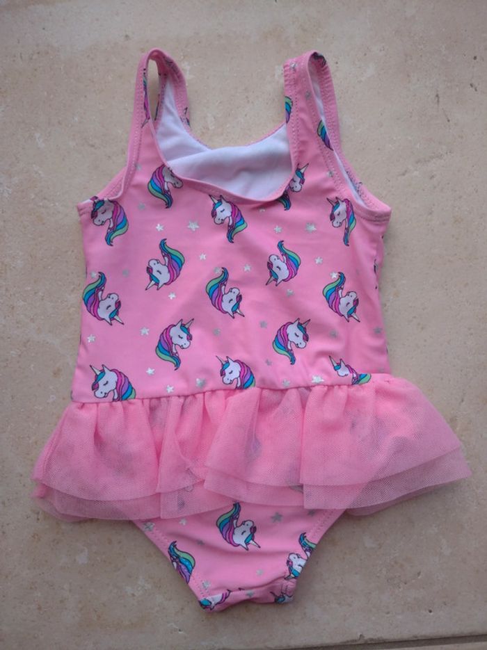 Maillot de bain 1 pièce Fille 12/18 mois Licorne étoiles Tutu Primark Care - photo numéro 4