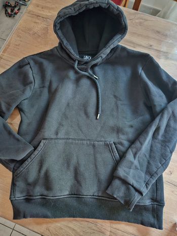 Sweat a capuche LBO urban inspired S noir homme
