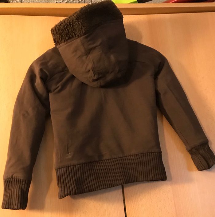 Gilet à capuche brun - photo numéro 2