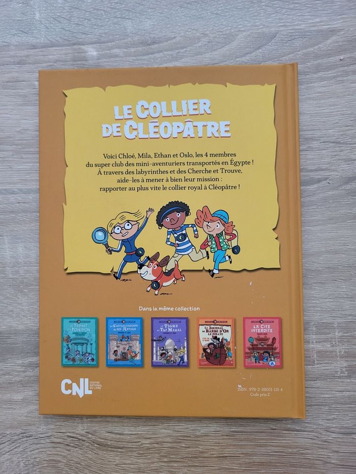 Livre le collier de Cléopâtre - photo numéro 4
