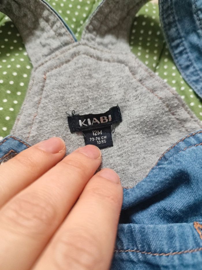 Salopette Kiabi 12 mois jean - photo numéro 2