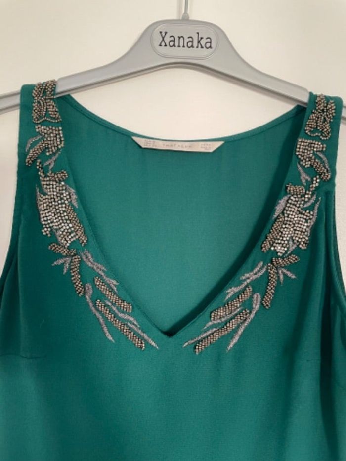 Robe verte Zara