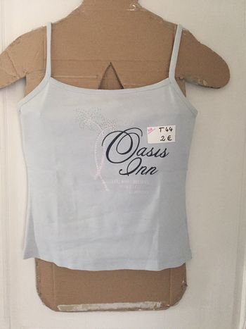 358-Débardeur ciel T44 - XXL