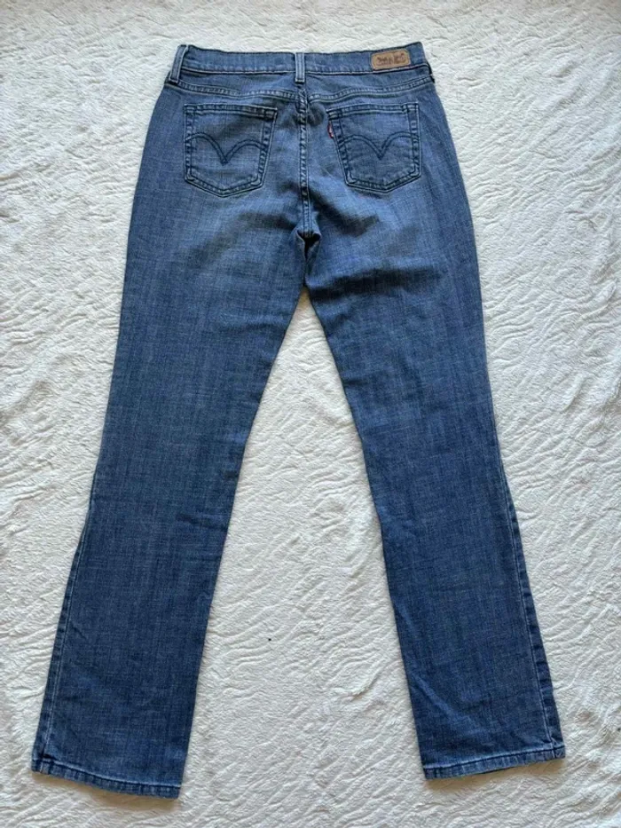 Jean levi’s 505 coupe straight leg droite bleu 00s y2k 2000s taille M/38 mi taille rare US - photo numéro 12