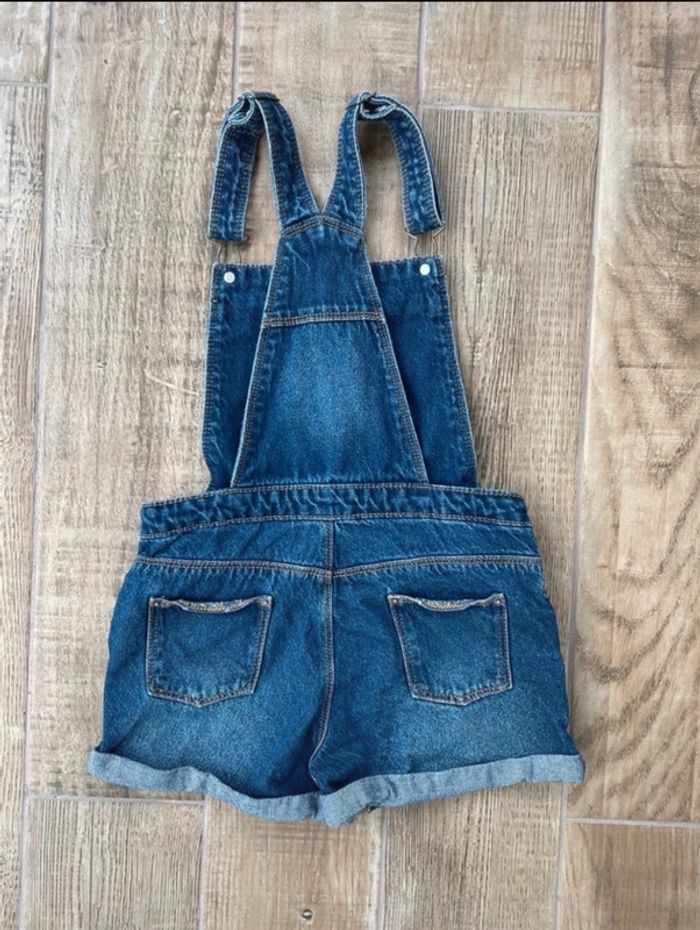 Salopette short en jean Kiabi 9 ans - photo numéro 2