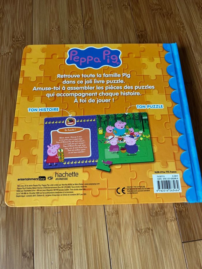 Livre puzzle peppa pig - photo numéro 2