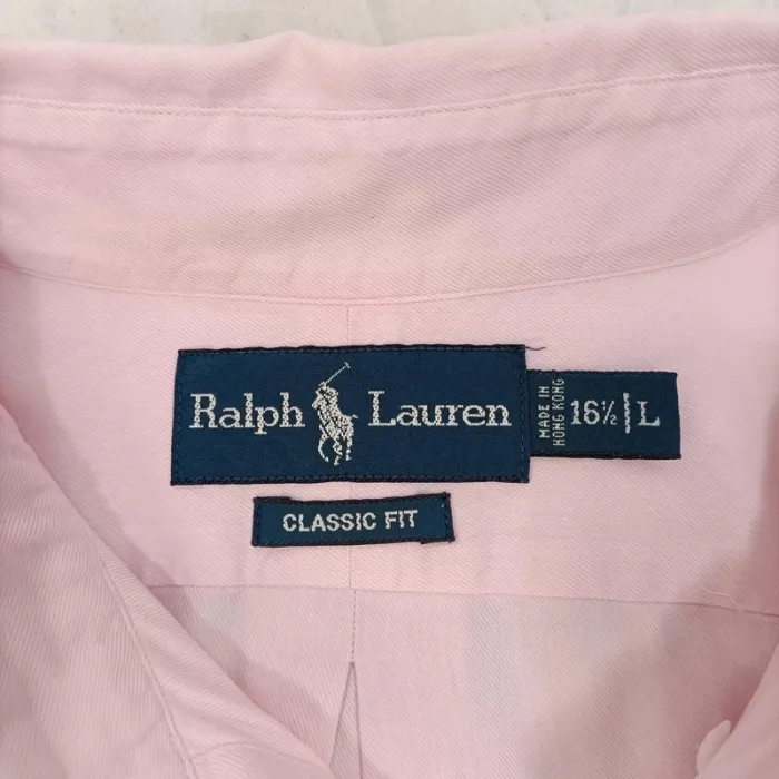 Chemise à manches longues rose - Ralph Lauren - L  A1087 - photo numéro 6