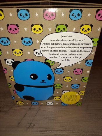 Lampe chevet panda neuve 