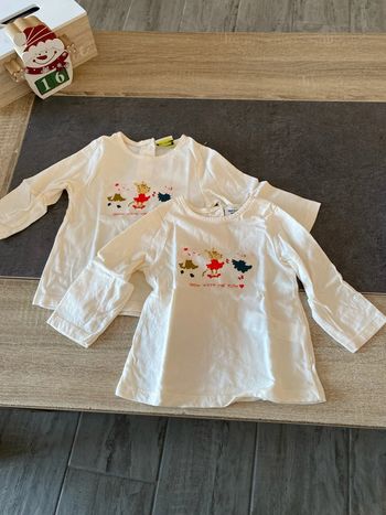 Lot de 2 tshirts TAO 9 mois