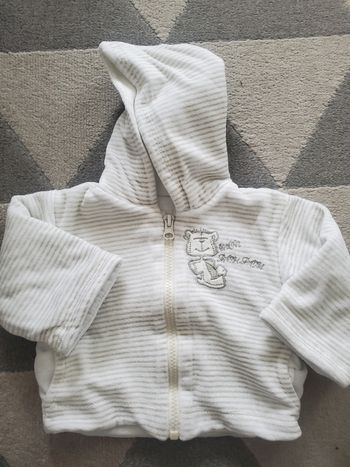 Veste à capuche  naissance