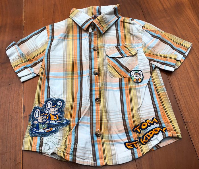 Chemise manches courtes 18 mois