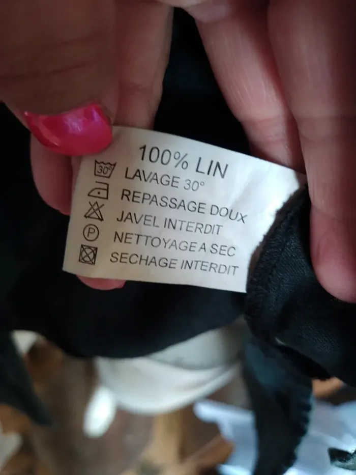 Chemisier chemise tunique top lin printemps été vacances coquillages - photo numéro 4