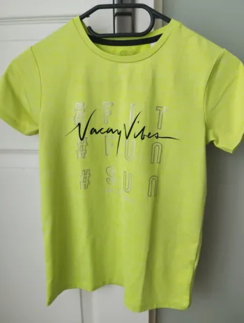 Tee shirt jaune 11/12 ans