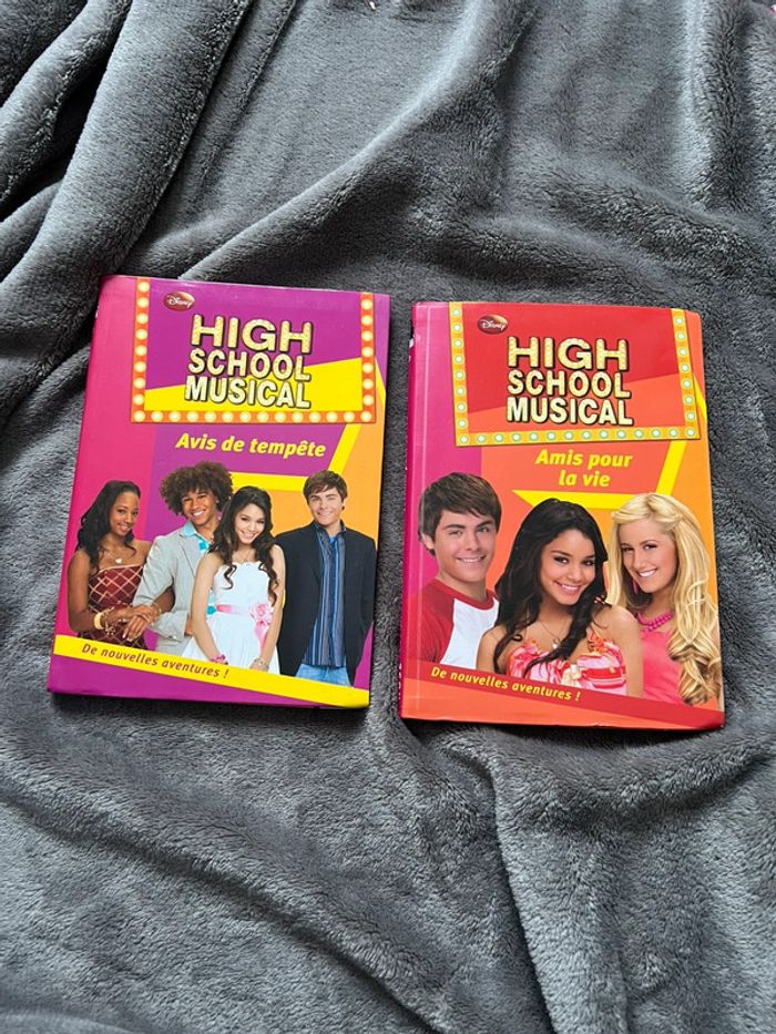 Lot 2 livres High school musical