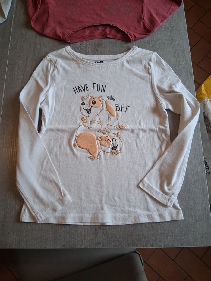 T-shirt manches longues 6ans kiabi