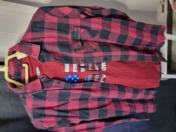 chemise + tshirt 12 ans