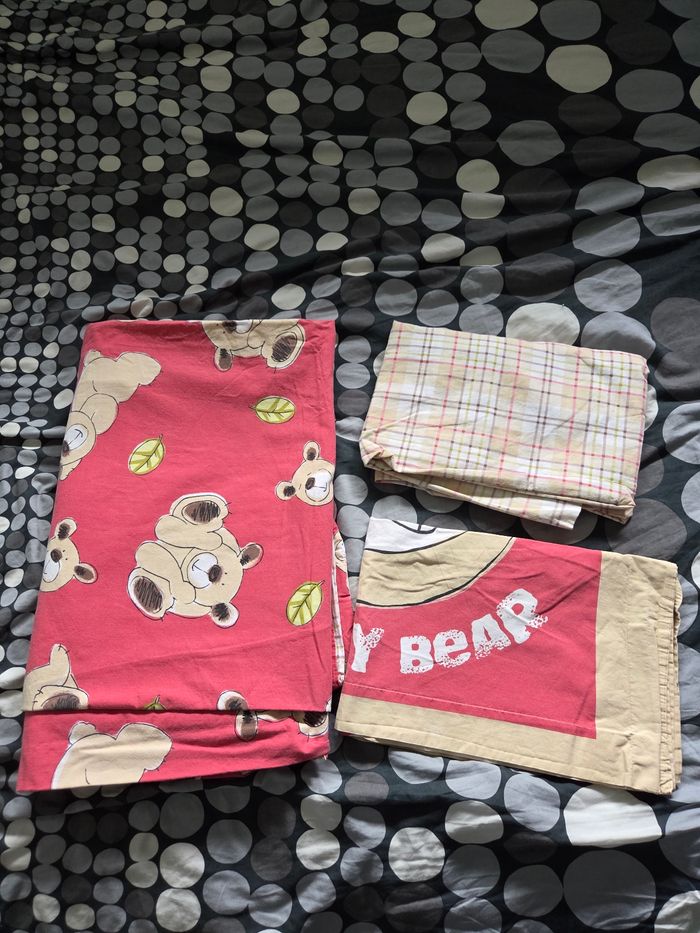 Parure de draps enfant Vert Baudet ours