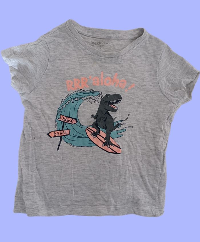 Tee shirt dinosaure. 3 Ans. In extenso. - photo numéro 2