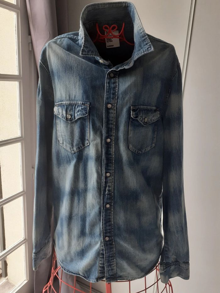 Superbe chemise en jean H&M - photo numéro 2