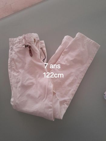 Pantalon blanc 7 ans