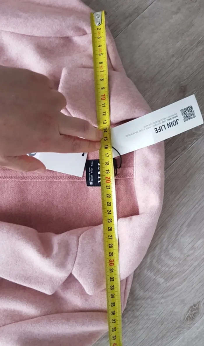 Manteau Zara rose taille m - neuf - photo numéro 10