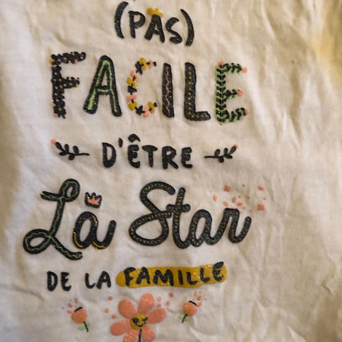 Tee shirt fille 6 mois - photo numéro 2