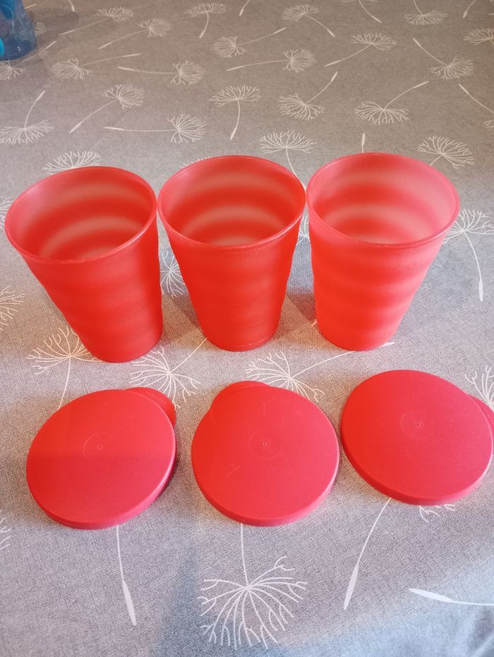 Gobelets tupperware