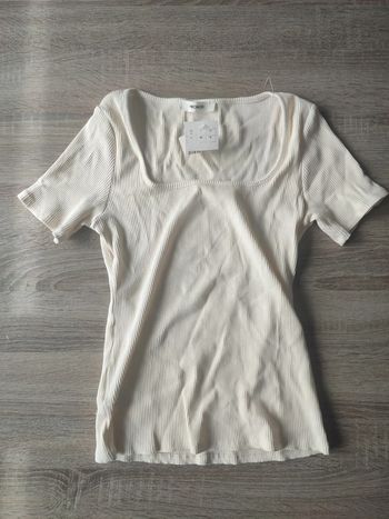 T-shirt maille côtelée Promod