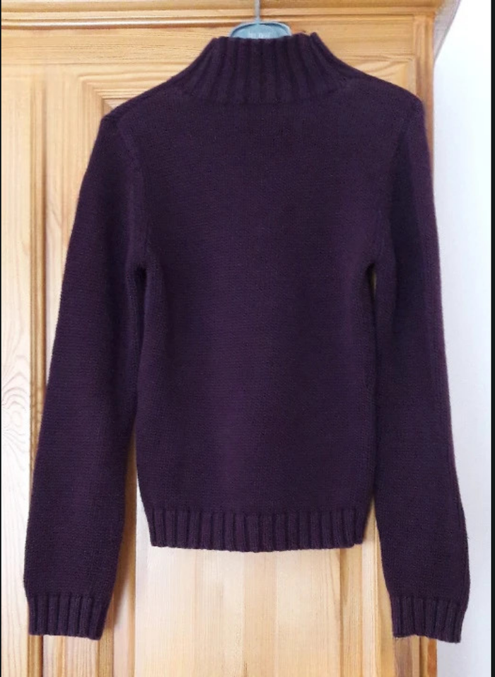 Pull coton violet Somewhere (36) - photo numéro 2