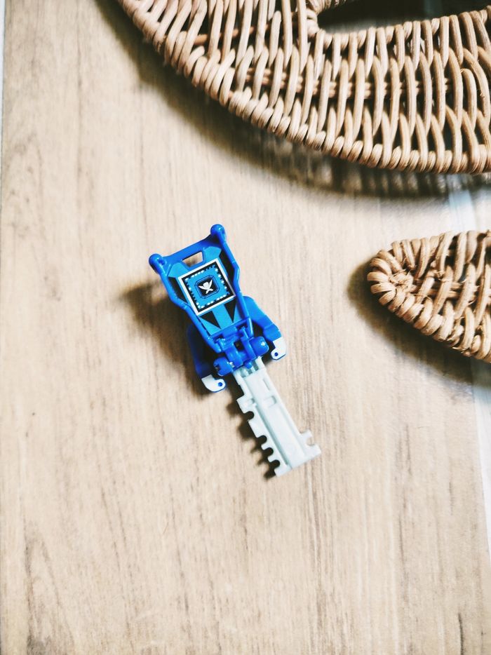 🔑 Power rangers megaforce clé/keys du ranger bleu Super megaforce marque Bandai - photo numéro 3