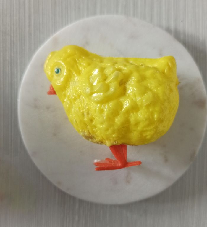 🐤 Figurine poussin jaune vintage 🐤