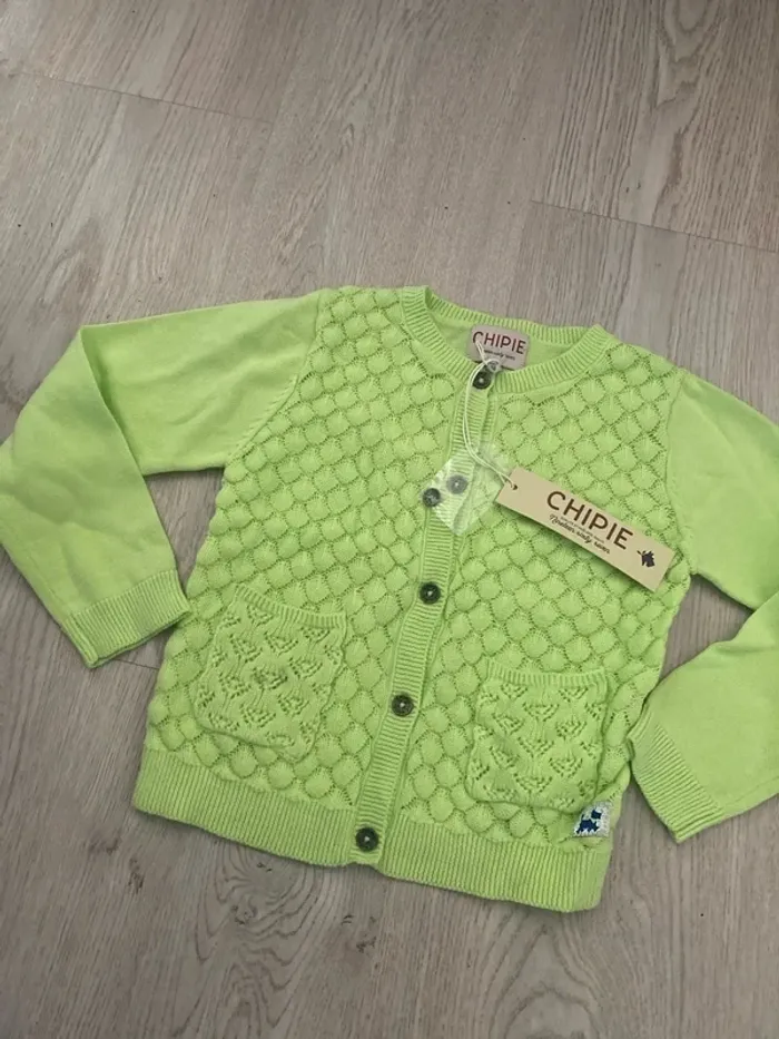 Gilet cardigan Chipie taille 3 4 ans Neuf