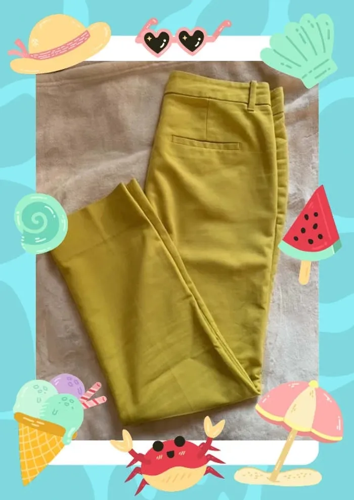 pantalon et legging Zara doré taille S - photo numéro 2