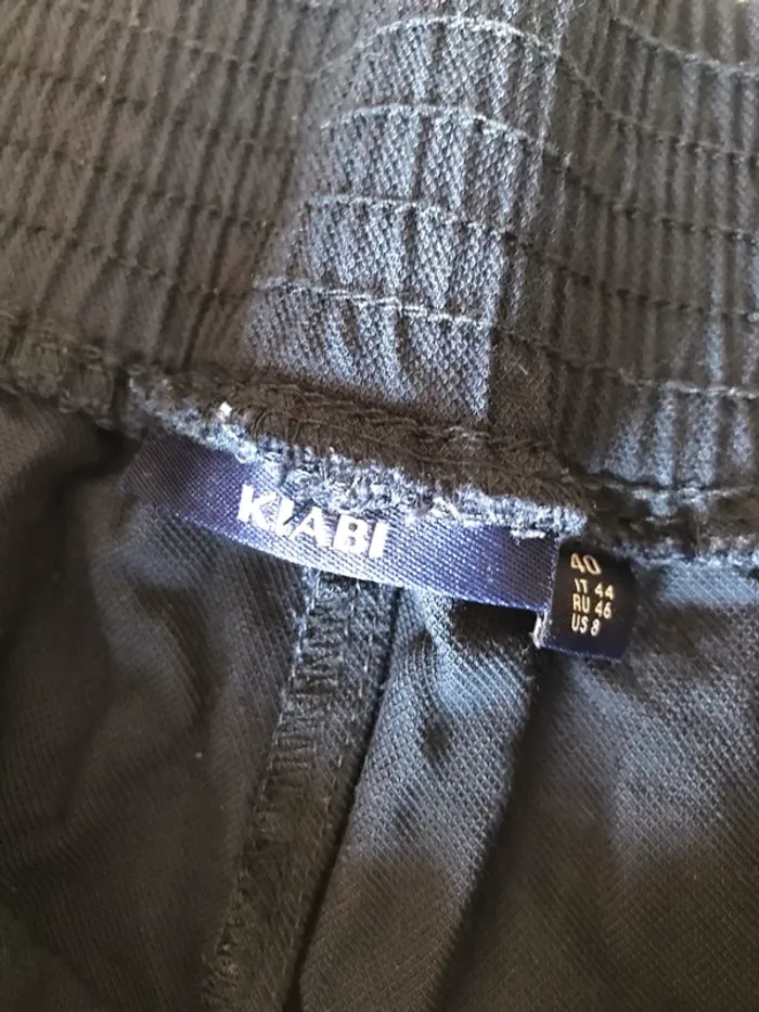 Pantalon fluide de grossesse bleu marine - photo numéro 3