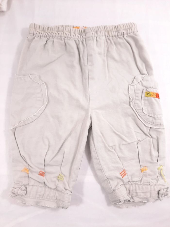 Lot de 4 pantalons fille, 6 mois, plusieurs marques - photo numéro 8