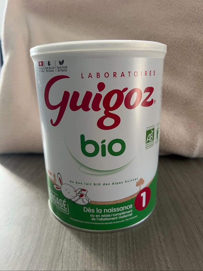 Lot de 2 boîtes Guigoz bio 1er âge
