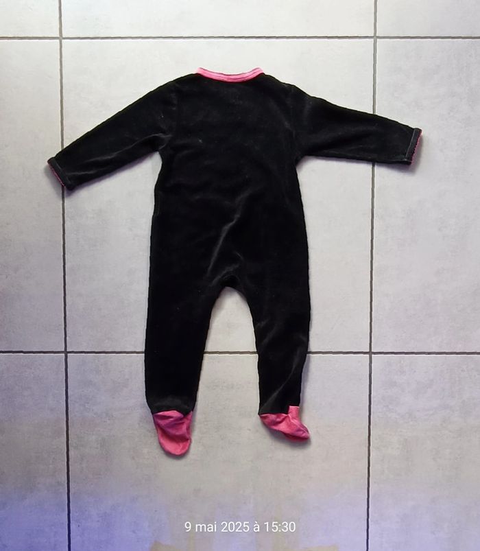 Pyjama velours fille - 24 mois - photo numéro 2