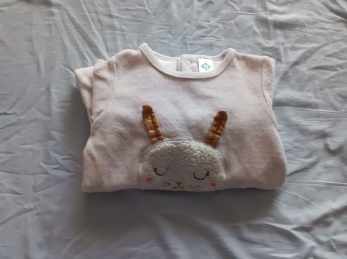 Pyjama velours taille 9 mois - photo numéro 4