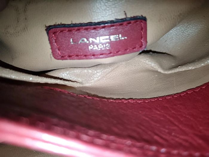 Sac Lancel cuir rouge vintage - photo numéro 14