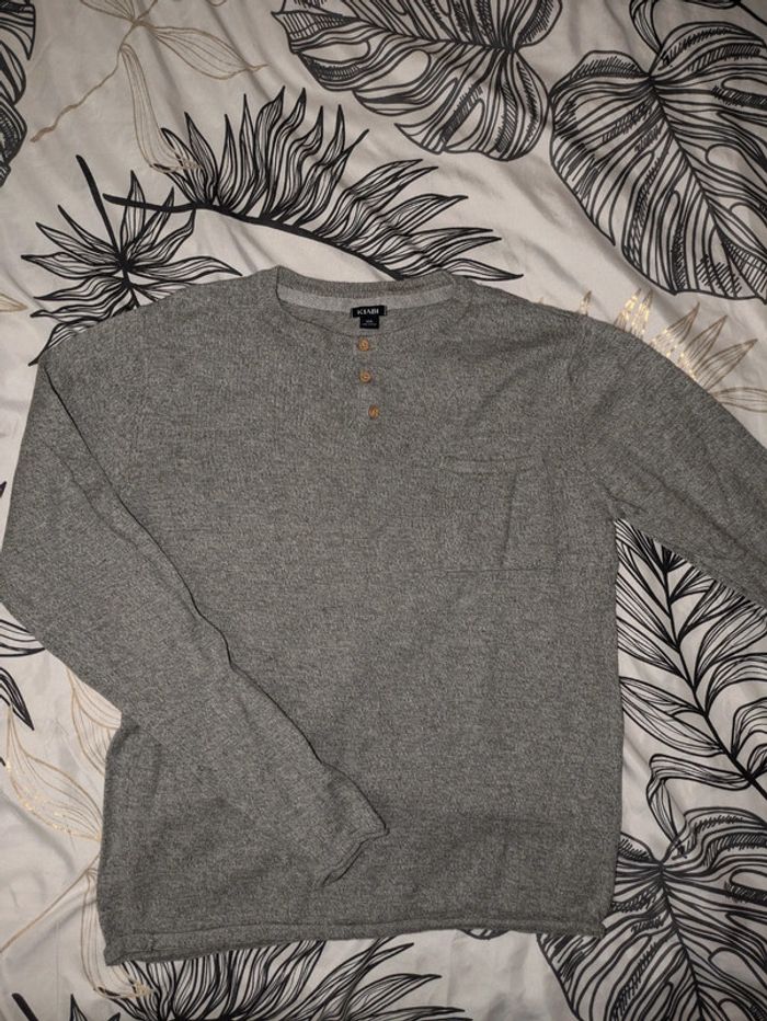 Pull mixte gris 10ans