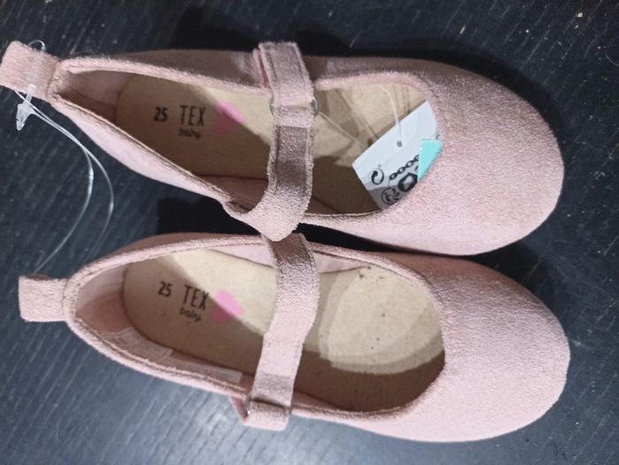 Ballerina rose légèrement pailleté taille 25 - photo numéro 2