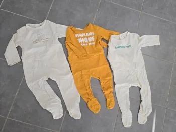 Lot de 3 pyjamas mi saison