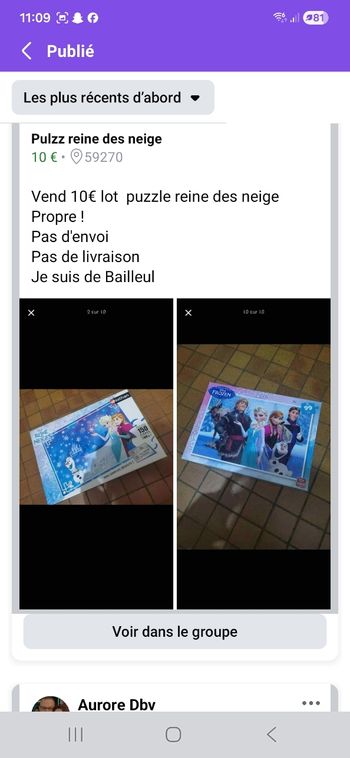 Puzzle reine des neiges