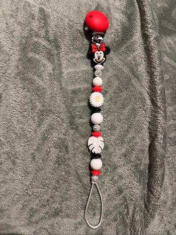 Attache tétine bébé Minnie